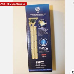 Professional Hair Clipper - Gold